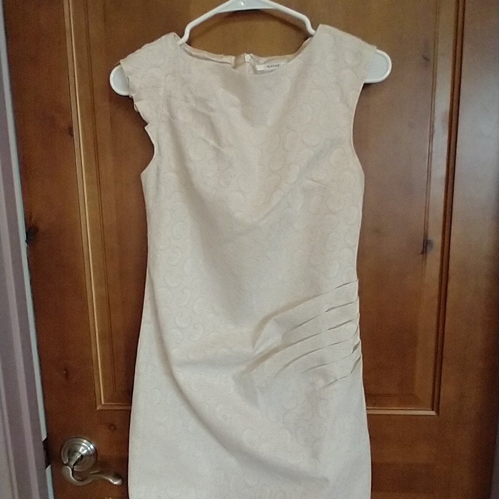 Vintage Creme Ruched Esley Dress